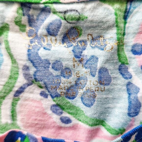 Lilly Pulitzer Girls Pink Long Sleeve Finn Top Size M 6-7 - Picture 5 of 8